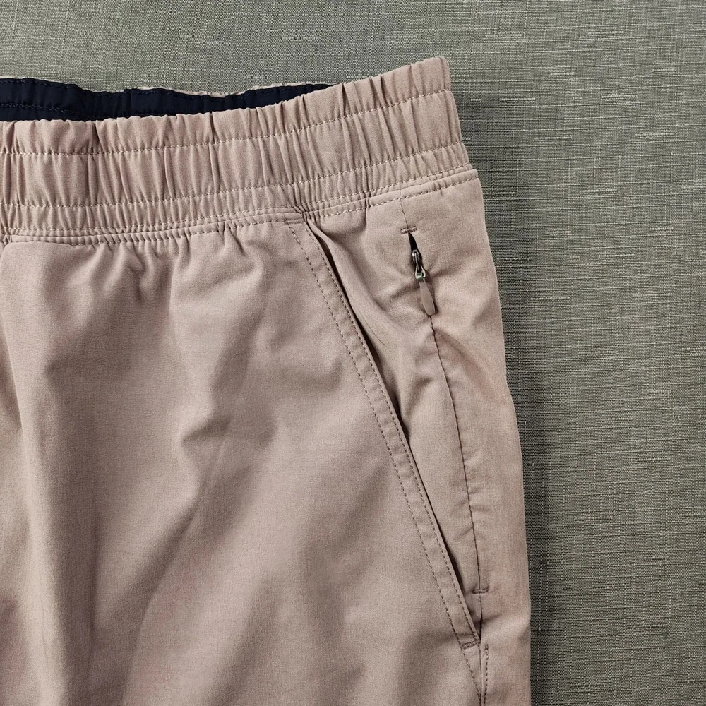 Rhone Mako Shorts Mens XL Pink Navy Blue Lined Athletic Gym Training 7